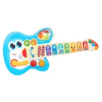 Initiez bébé à la musique avec la guitare interactive WinFun Baby Maestro : sons réalistes, lumières attrayantes, boutons tactiles et apprentissage ludique dès 12 mois.