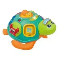 Découvrez le Winfun Pull Along Sort 'N Learn Turtle, un jouet éducatif interactif pour bébé dès 12 mois. Stimulez l'éveil et la motricité de votre enfant avec des sons, des couleurs vives et des jeux de tri amusants.