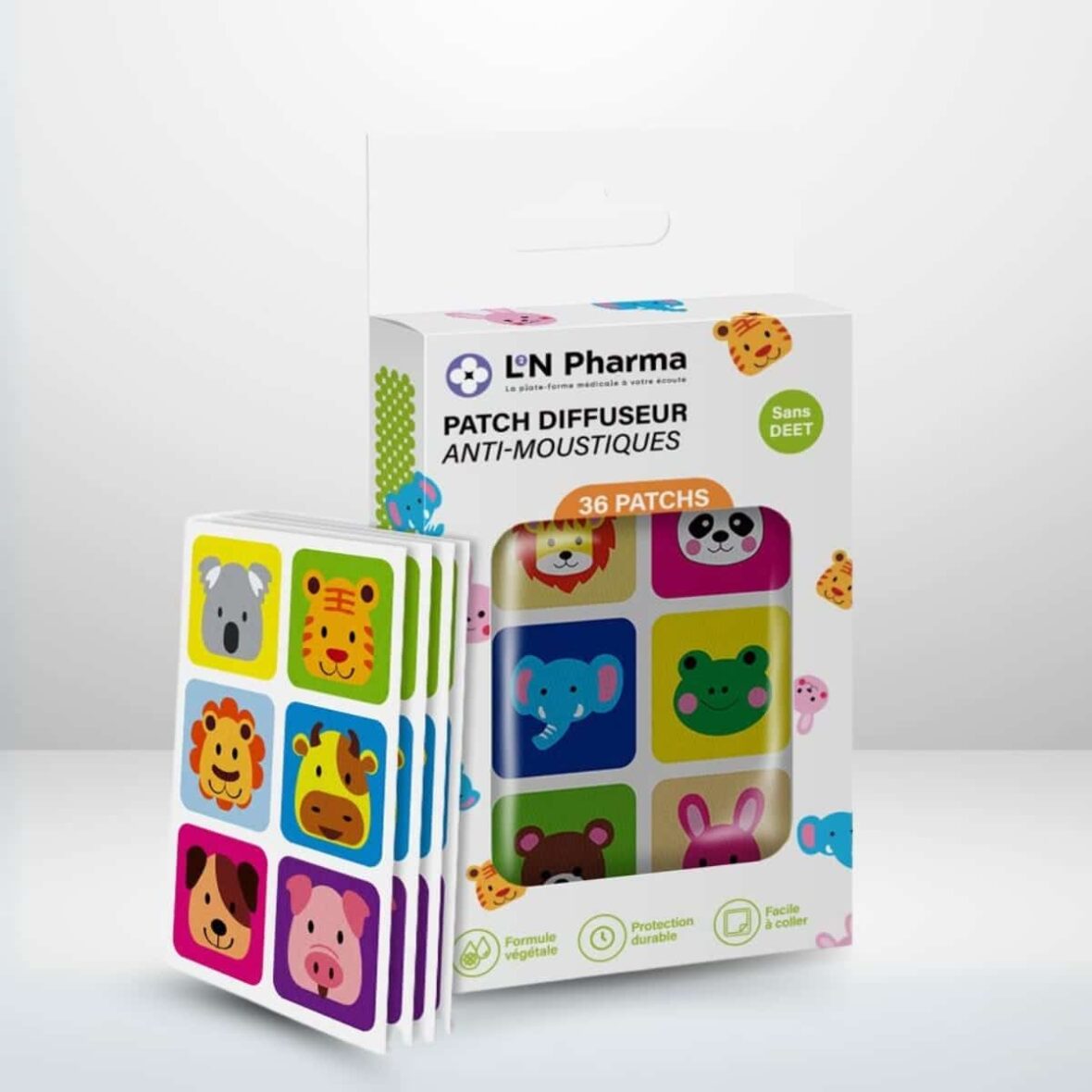 L2N Lot de 36 Patchs Anti Moustique – Pratique Et Ludique