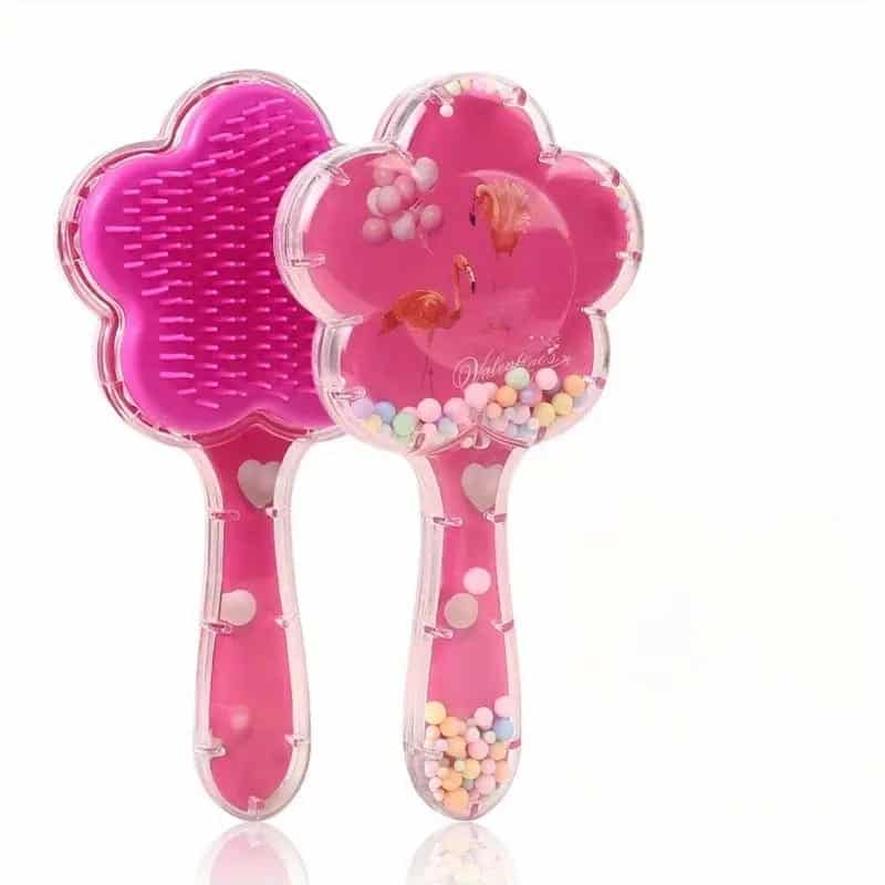 Nildor Brosse Démélante Flamant pour enfant Rose Fushia