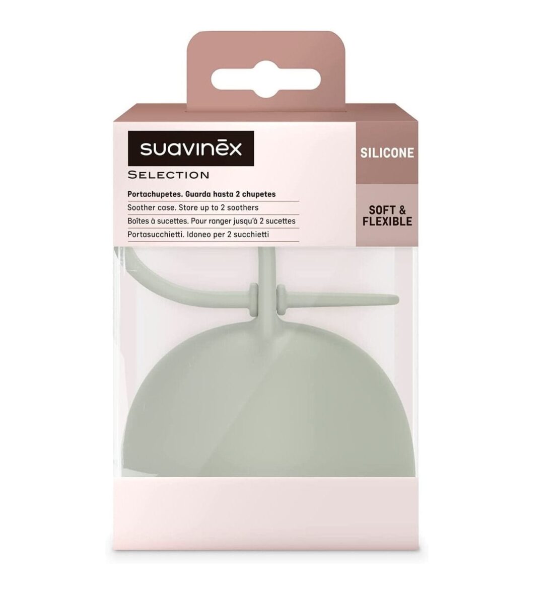Suavinex Porte-Sucette Colour Essence Silicone Mint