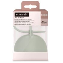 Rangez les sucettes de bébé avec style grâce au Suavinex Porte-Sucette Colour Essence Silicone Mint Pratique, hygiénique et facile à accrocher à la poussette. Dès la naissance.