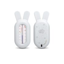 Contrôlez la température du bain de bébé en toute sécurité avec Suavinex Thermomètre de Bain Dreams Bleu. Lecture facile, sans mercure, design ludique dès la naissance.