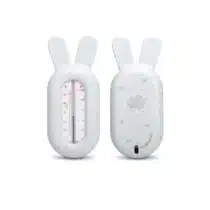 Contrôlez la température du bain de bébé en toute sécurité avec Suavinex Thermomètre de Bain Dreams Bleu. Lecture facile, sans mercure, design ludique dès la naissance.