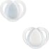 Lot de 2 sucettes Tommee Tippee Night Time 6-18 mois Gris – orthodontiques, phosphorescentes, en silicone sans BPA. Livraison rapide au Maroc.