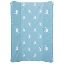 Matelas à langer Little Band Ballon Bleu (50×70 cm) – PVC imperméable, bords rehaussés, garnissage mousse, certifié OEKO‑TEX, nettoyage rapide à l’éponge.