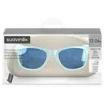 Protégez les yeux sensibles de votre enfant avec les lunettes de soleil bébé Suavinex 24 -36mois. Verres polarisés UV400, monture flexible, légères, avec étui. Parfaites pour les sorties au soleil.