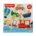 Fisher‑Price Puzzle Vehicles 6 en 1 – 6 petits puzzles de 2 à 4 pièces, surface antireflet, développement motricité, logique, dès 2 ans, boîte 25×25 cm.