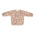 Bavoir Béaba "Savannah Bloom" à manches longues et détachables, poche récupératrice, réglable 3 tailles, imperméable, utilisable jusqu’à 4 ans, entretien facile.
