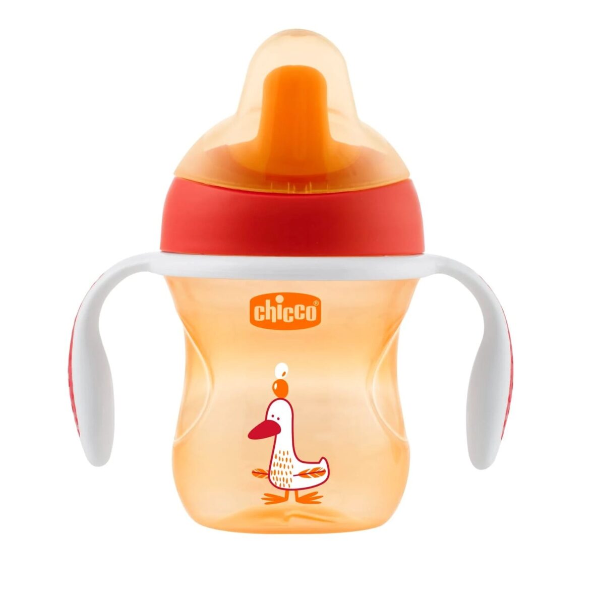 Chicco Tasse d’Apprentissage silicone 6 m+ – Orange