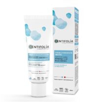 Crème hydratante Centifolia 40 ml — sans parfum, enrichie en aloe vera, karité & prébiotiques. Apaise, hydrate et rééquilibre le microbiote cutané. Idéale dès la naissance.