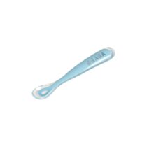Découvrez la cuillère Béaba 1er âge en silicone bleu – embout ultra‑souple, manche ergonomique, sans BPA, adaptée dès 4 mois. Lavable, hygiénique et sécurisée.