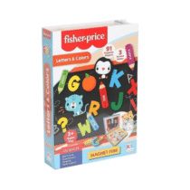 Set Fisher‑Price Letters & Colors Magnet Fun : 91 aimants (lettres, couleurs, chiffres) + 3 scènes magnétiques. Développe reconnaissance alphabet, coordination main-œil, créativité dès 3 ans.