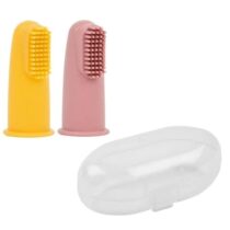 Retrouvez Nattou Set de Brosses à Dents 2 Pièces Silicone aux meilleurs prix sur Bebemaman.ma . Livraison à domicile partout au Maroc.