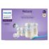 Coffret naissance Philips Avent avec 4 biberons (2×125 ml + 2×260 ml), valve AirFree, sucette Ultra‑Air, goupillon – pour réduire les coliques, dès la naissance.