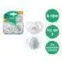 Lot de 2 sucettes Tommee Tippee Night Time 6-18 mois mixte – orthodontiques, phosphorescentes, en silicone sans BPA. Livraison rapide au Maroc.