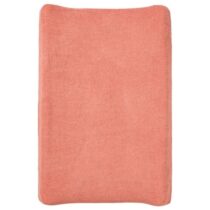 Housse de matelas à langer Babycalin Terracotta 50×70 cm en éponge douce (80 % coton), élastiquée, lavable machine, certifiée OEKO‑TEX — confort et couleurs tendance.