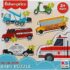 puzzle Fisher‑Price Baby On The Road – 6 scènes, 40 pièces robustes, surfaces antireflet, carton recyclé, dès 2 ans.
