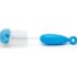 Brosse de nettoyage Suavinex 2‑en‑1 pour biberons et tétines. Poils souples, anse antidérapante, sans BPA. Nettoyage efficace et hygiénique dès la naissance.