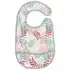 Bavoir bébé motif Feuilles – Little Band 24x39 cm. Coton enduit imperméable, avec poche récupératrice. Idéal dès 6 mois. Livraison rapide sur BebeMaman.ma.