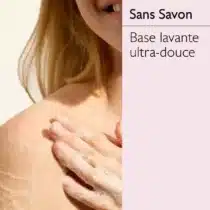 Gel Douche Caudalie Rose de Vigne 200 ml – sans savon, parfum frais rose, rhubarbe & musc blanc, 97 % bio, formule vegan et tube recyclable. Douceur & délicatesse – dispo sur BebeMaman.ma.