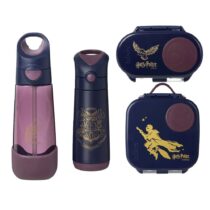 Le bbox Pack complet Harry Potter réunit lunchbox, snack box, bouteille Tritan 600 ml et gourde isotherme 500 ml. Pratique, magique et sans BPA, disponible chez Bebemaman.ma ⚡