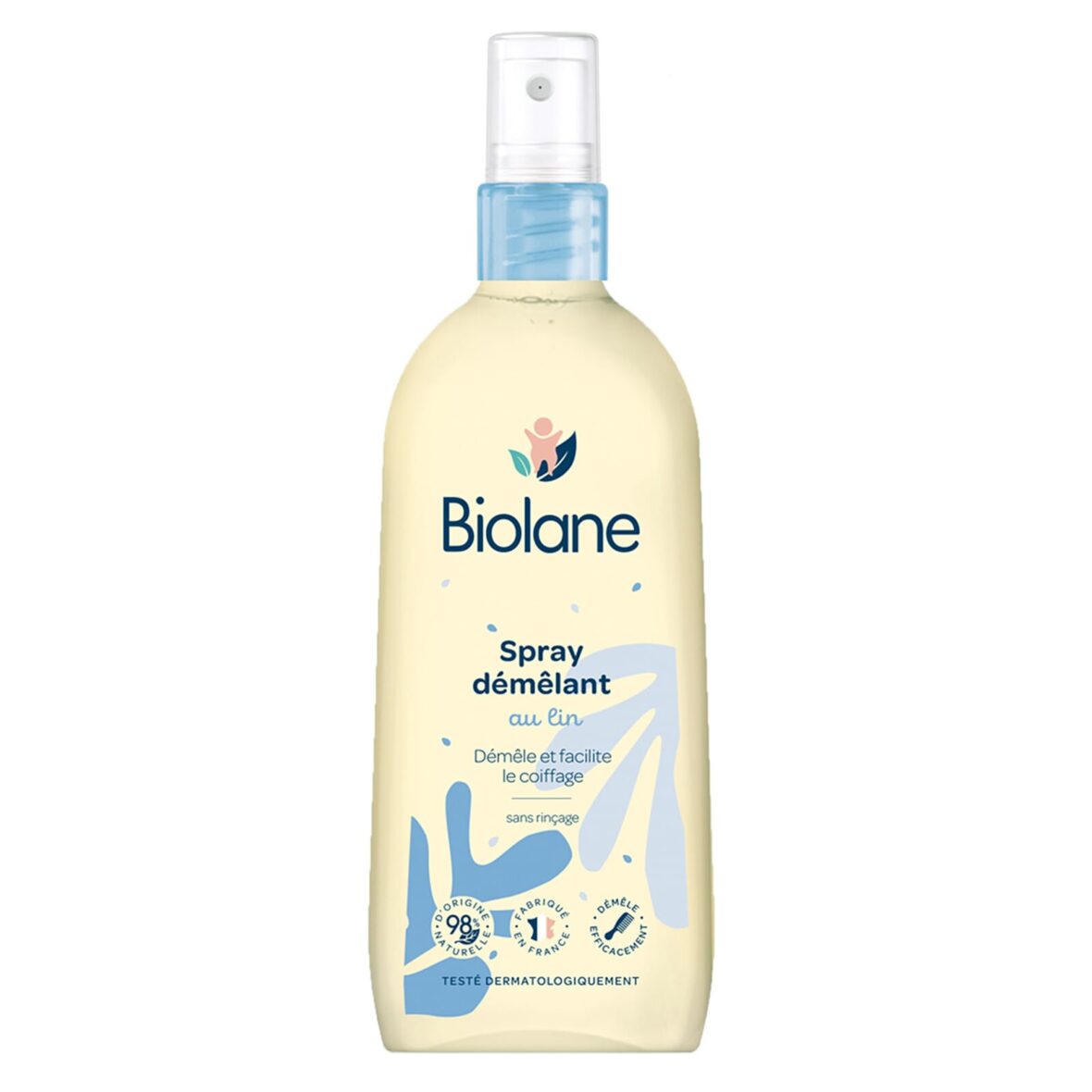 Biolane Spray Démêlant Bébé au Lin 200ml – 2 – bebemaman