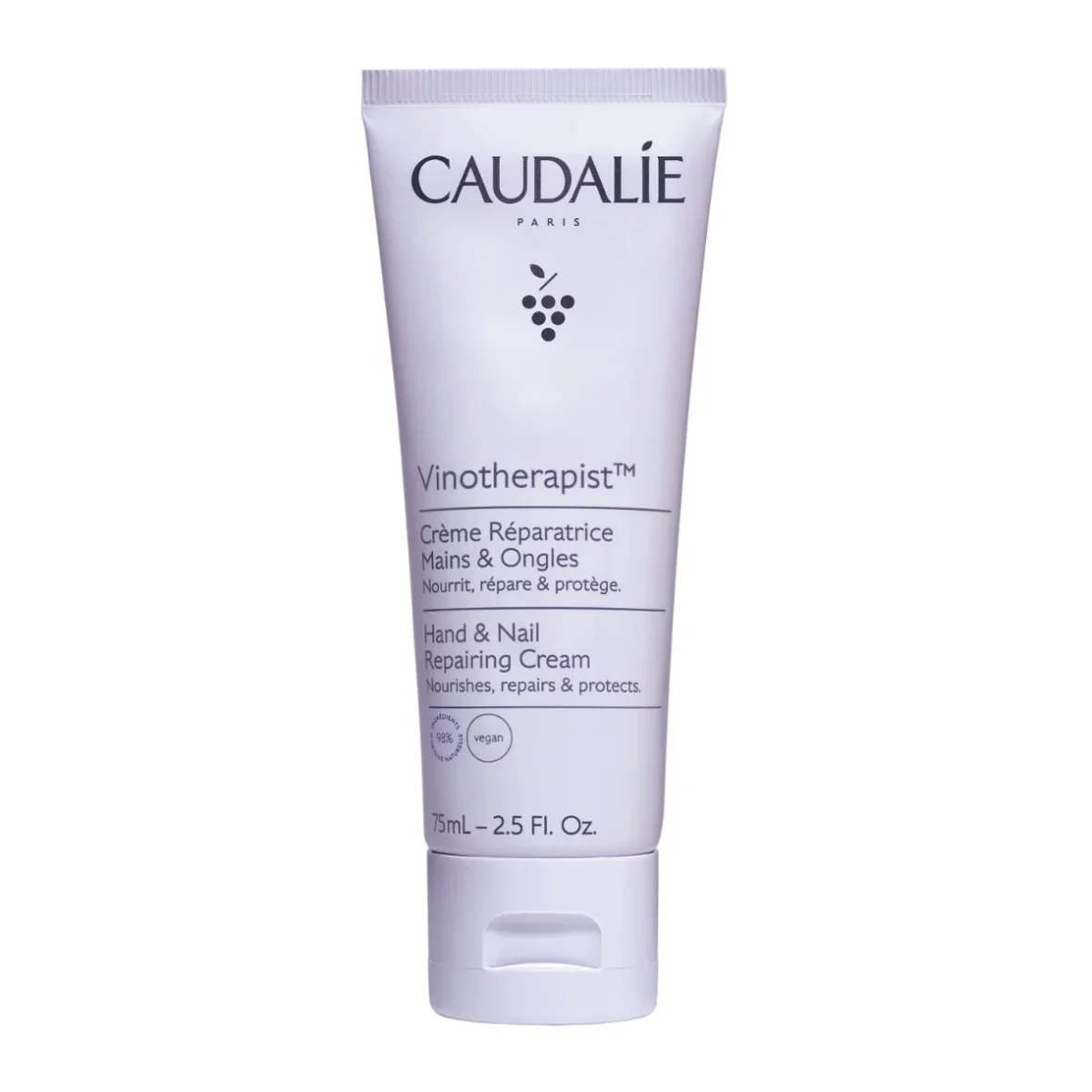 CAUDALIE VINOTHERAPIST Crème Réparatrice Mains et Ongles 75ml