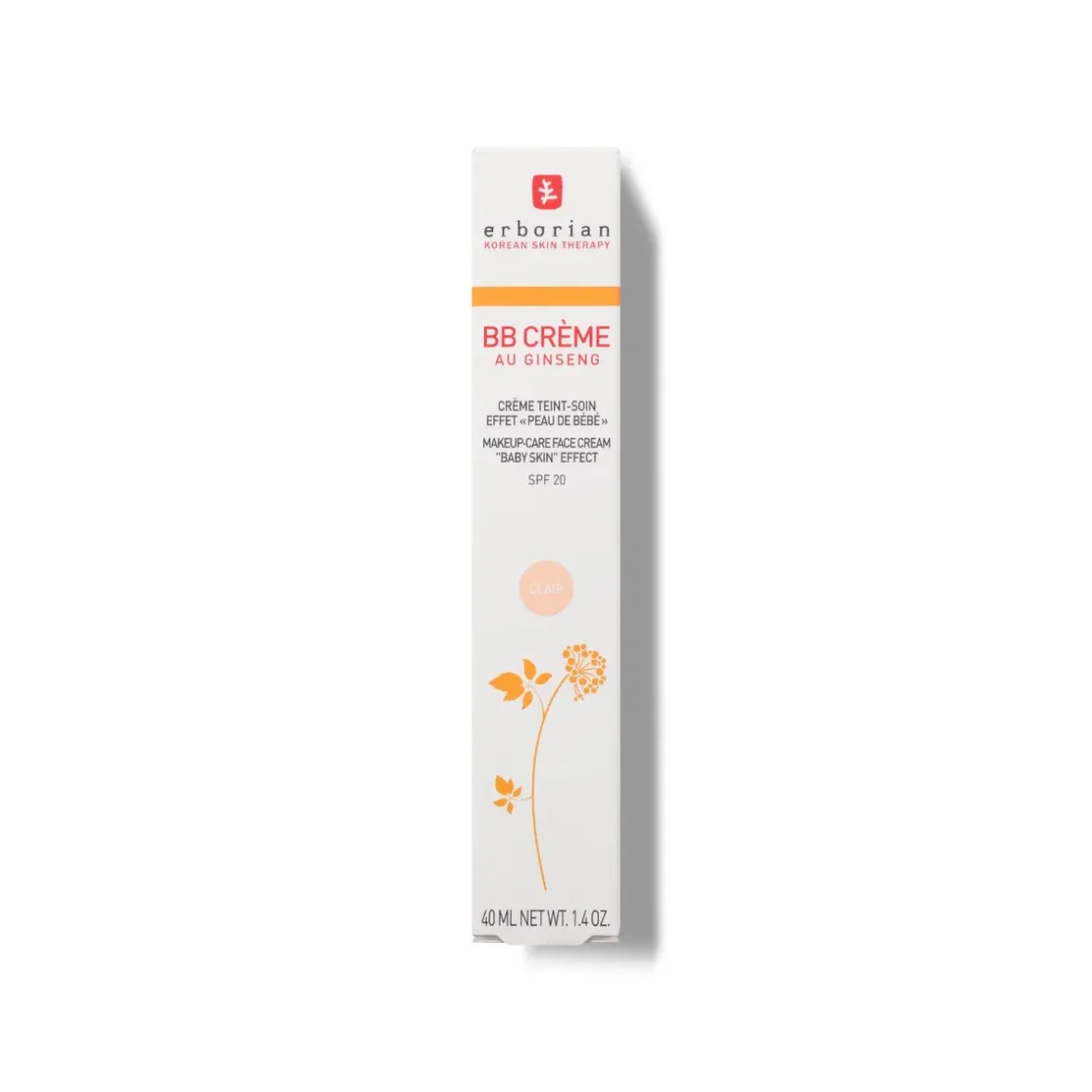 Erborian BB Crème au Ginseng SPF20 – Teinte Claire – Tous Types de Peau 40ml – 3 – bebemaman