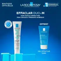 Pack La Roche-Posay Effaclar Duo+ 40ml + Gel Moussant 50ml – Anti-Imperfections