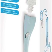 Nuk Goupillon 2 en 1 double fibre antibactérien – brosse pour biberons et tétines