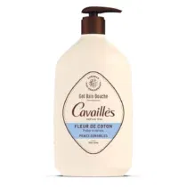 Rogé Cavaillès Gel Bain Douche Fleur de Coton 1L – Peaux Sensibles