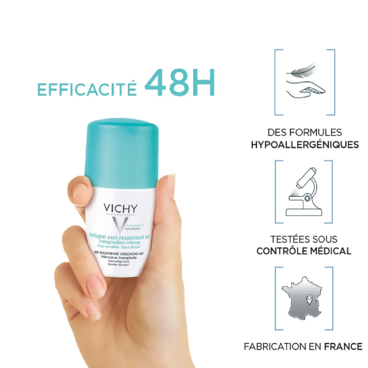 Vichy Deodorant Traitement Anti-Transpirant Bille – 2 – bebemaman