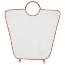 Bavoir Babycalin Greenland Lapins – 45x40 cm. Élastique et ventouses, parfait pour bébé dès 24 mois. Imperméable, pratique et lavable. Disponible sur BebeMaman.ma.