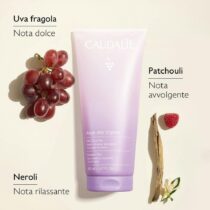 Gel Douche Ange des Vignes 200 ml – Caudalie : formule douce sans savon, 98 % ingrédients naturels, parfum raisin/framboise/patchouli. Vegan, sensitive skin – disponible sur BebeMaman.ma.