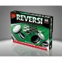 KS Games Reversi – jeu de stratégie 2 joueurs dès 5 ans, plateau et 64 jetons bicolores, dimensions boîtier 38×27×7 cm, CE.