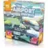 Puzzle KS Games « The Airport Runway » – 24 pièces grand format (≈ 34 × 48 cm), carton épais, poster inclus, dès 5 ans, jeu éducatif et décoratif.
