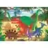 KS Games Dinosaur Forest Puzzle – 12 pièces XL, format 34 × 48 cm, carton épais avec poster, dès 3 ans, stimule la motricité et l’observation.