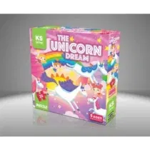 Puzzle KS Games Unicorn Dream – 24 pièces oversize (~34×48 cm), motif licorne féerique, carton robuste avec surface anti‑reflet, dès 4 ans, parfait pour éveil & motricité.