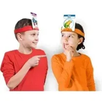 KS Games What Am I? – 50 cartes, 4 serre‑têtes, jeu interactif familial pour 2‑7 joueurs dès 5 ans, boîte 27,5×27,5×7 cm.