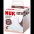 Lot 2 tétines silicone NUK Perfect Match 0 mois+, très souples, large repose-lèvres, anti-colique, sans BPA, s’adaptent à la bouche de bébé.