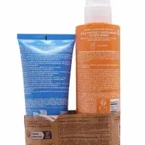 Profitez du duo Vichy Capital Soleil – Spray fluide invisible SPF 50+ 200 ml et Lait après-soleil 100 ml offert. Protection UVA/UVB, texture légère, hydratant & apaisant. Idéal peaux sensibles.