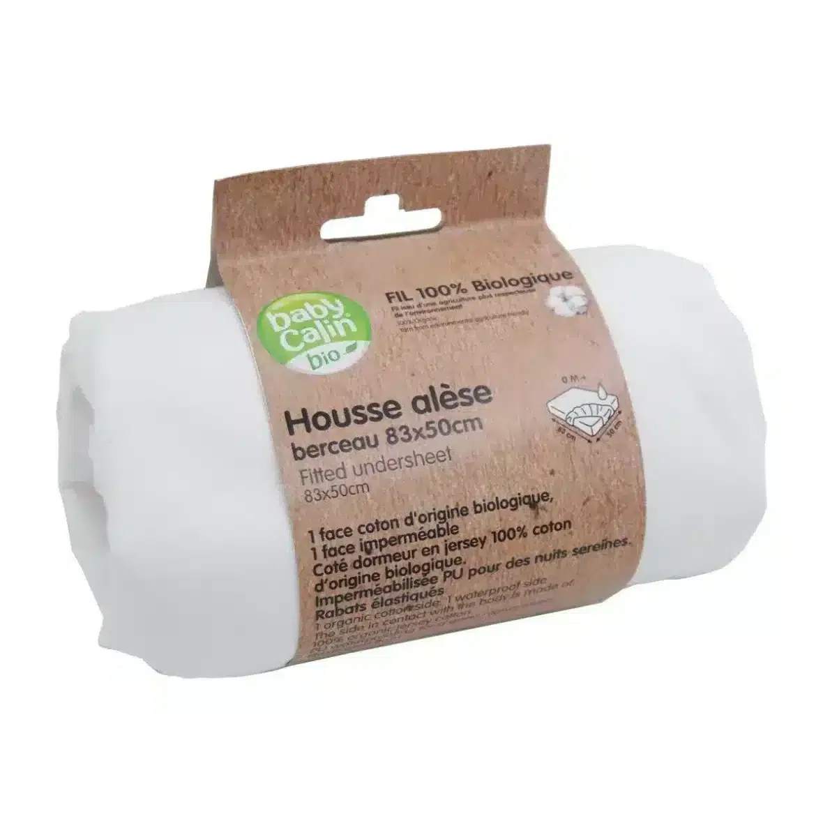 bebemaman_Alese_berceau_83x50_cm_bio_-_Blanc_-