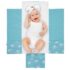 Tapis à langer nomade Little Band Seaside 70×65 cm – garnissage moelleux, certifié Oeko‑Tex, facile à nettoyer. Changez bébé partout, disponible sur BebeMaman.ma.