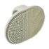 Brosse de bain Béaba en silicone Vert‑de‑gris – double texture douce nettoyante et apaisante, ergonomique, idéale pour cradle cap, antidérapante.