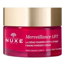 Crème Nuxe Merveillance Lift 50 ml – texture poudrée liftante, peaux normales à mixtes, huile de micro-algue, effet affiné + rides lissées en 2 mois.