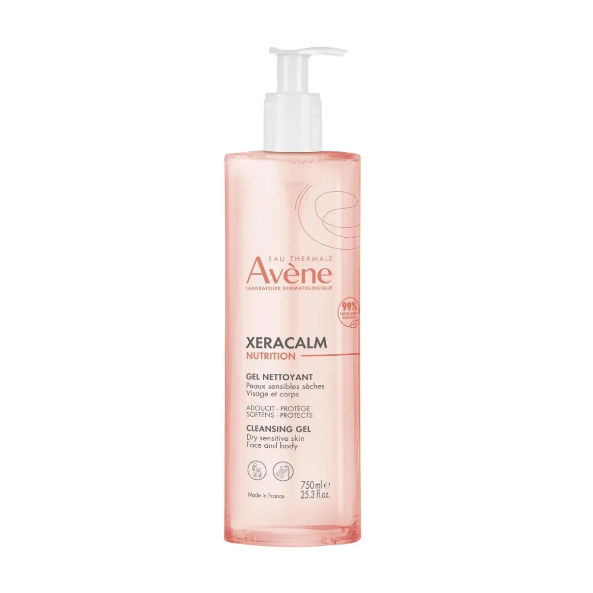 Avène XeraCalm Nutrition Gel Nettoyant 750 ml