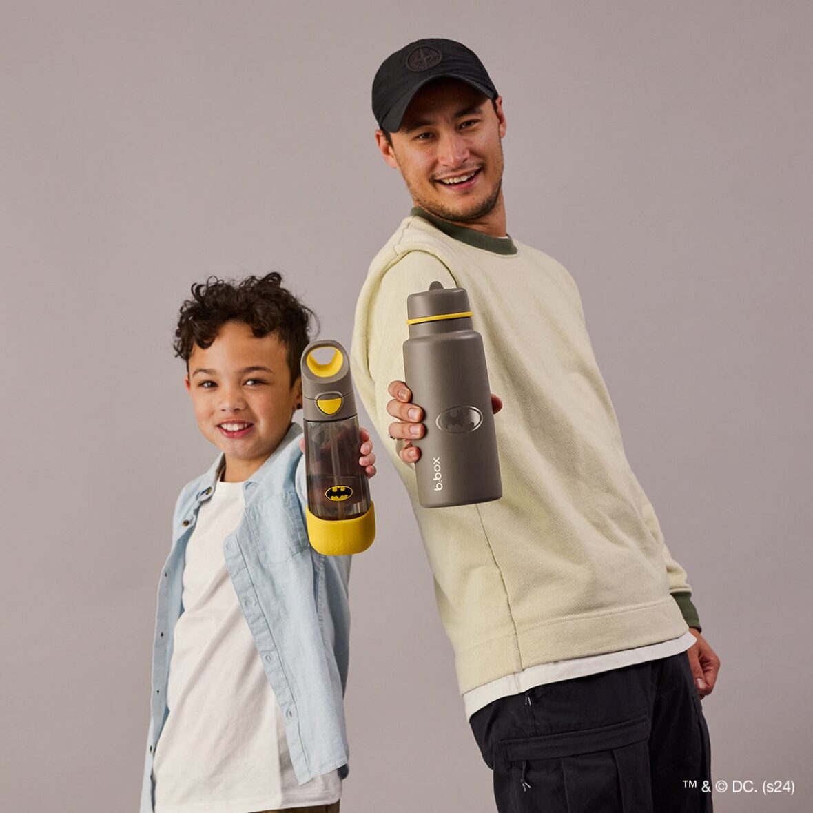 BBox Gourde Isotherme à Couvercle Rabattable 1L – Batman -5- bebemaman