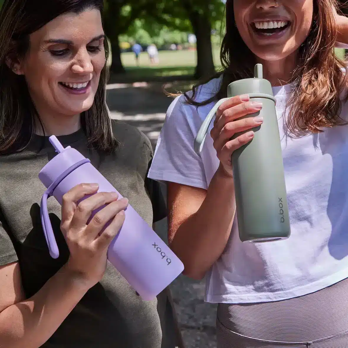 BBox Gourde Isotherme à Couvercle Rabattable 690ml – Lilac Love – 2 – bebemaman