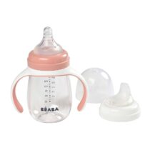 Beaba Biberon d’apprentissage 2 en 1 Old Pink - 4 - bebemaman